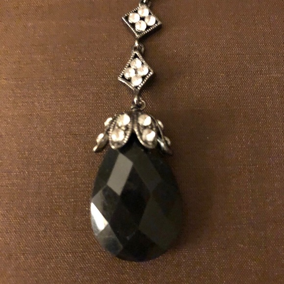 Dangle Black Earrings - 2 pairs - Picture 10 of 13